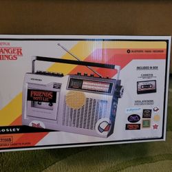 Netflix Stranger Things Cassette Recorder EXCLUSIVE Portable Bluetooth Player