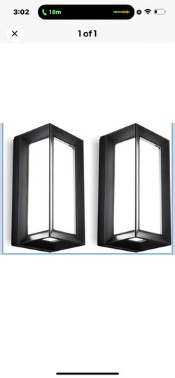 Modern Outdoor Porch Light 6000K Bright Lighting