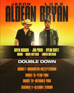 Double Down Tour! Floor seats