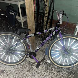 No Trades-Big Flyer Purple Camo-Money Lynch Handle Bars- Not Looking For Trades