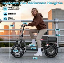 Adult Electric Scooter with Seat and Storage - NEW IN BOX