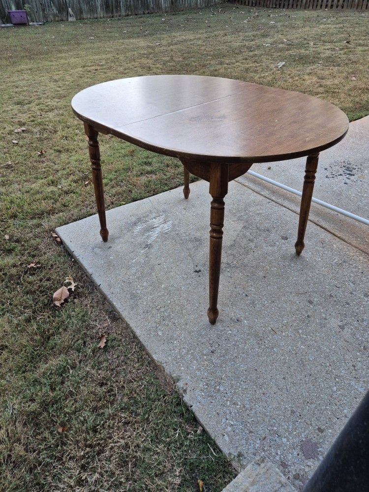 Oval Wooden Dining Table
