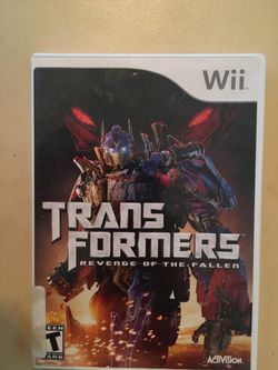 Nintendo Wii transformers revenge of the fallen