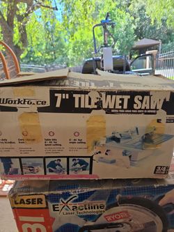 WorkForce 7" Tile Wet Saw