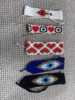 Bracelets mostacilla colombiana $10 each or 5 for $40
