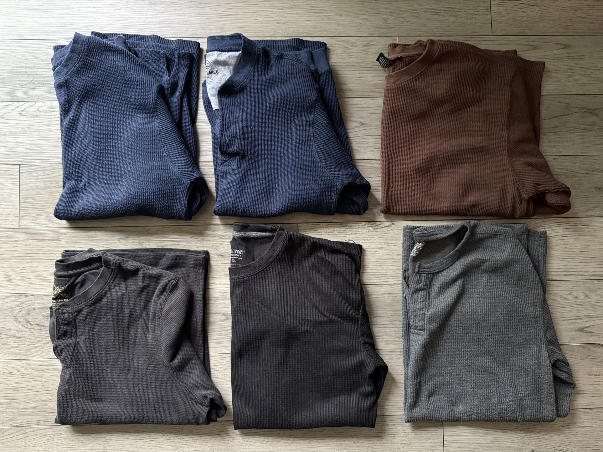 Men’s Thermal Longsleeve Shirts XL