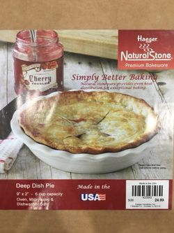 NEW CERAMIC PIE DISH