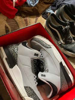 Jordan 3 Wolf Greys Size 11