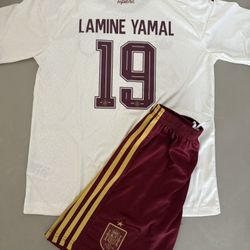 Lamine Yamal Spain Jersey Kids Set