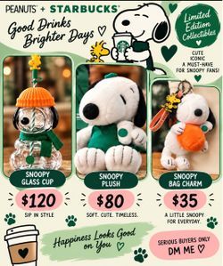 Starbucks x Peanuts Snoopy Limited Edition Collection