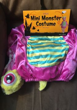Infant Mini Monster Halloween Costume. Size 6-12 Months. Brand New