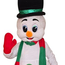 Snowman Costume Mascot For Sale