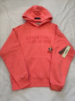 Essentials coral hoodie XXS-XXL