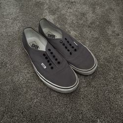 Men’s Size 11 Grey Vans(no Laces)