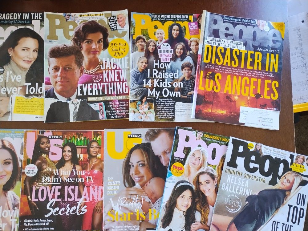 Large Bag Of Magazines