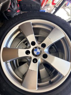 Wheels, Set of 4 aftermarket BMW 17”