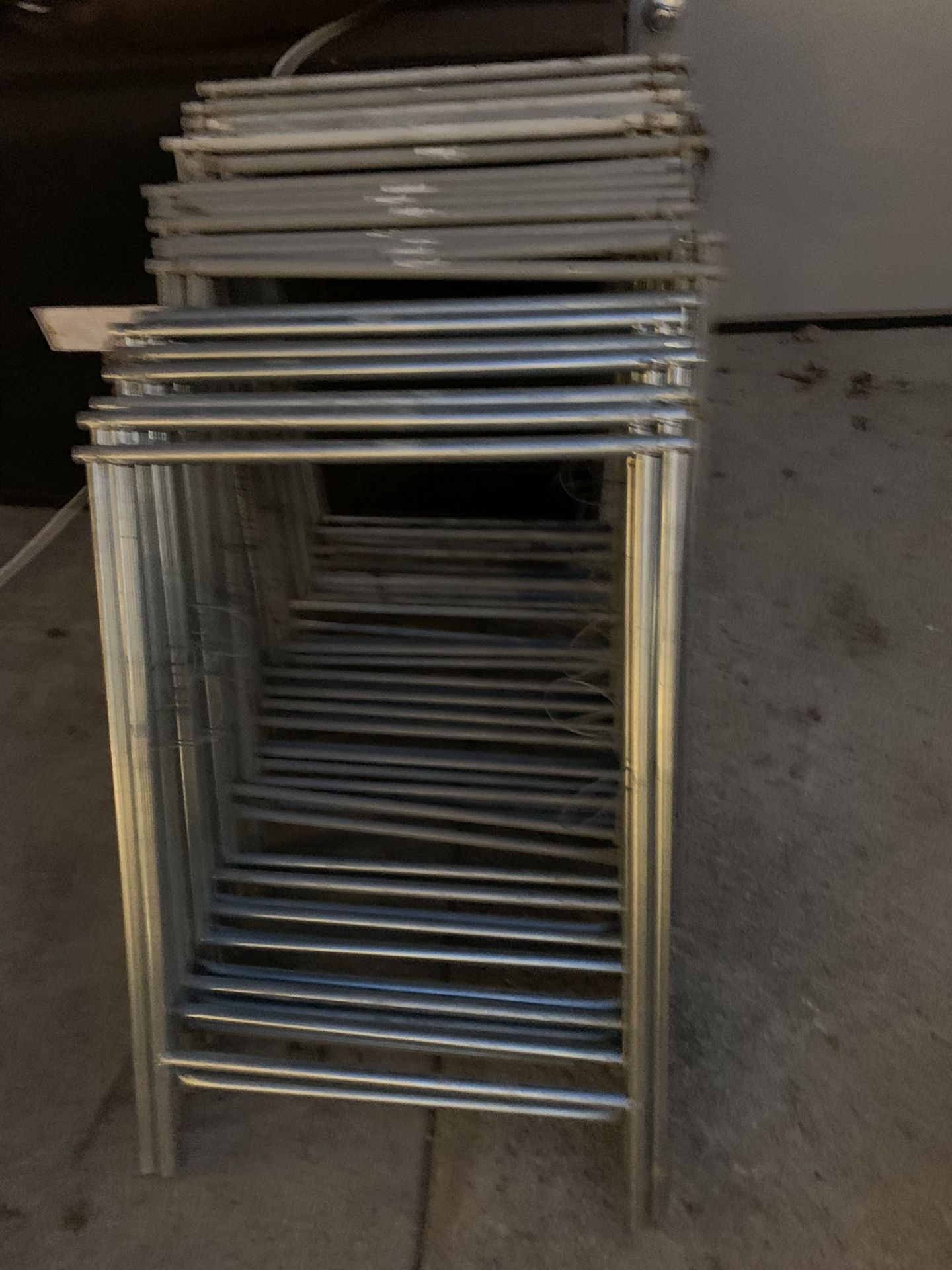 Metal Swapmeet Flea Markets Table Folding Legs Table Support