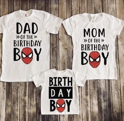 Spiderman party best sale shirts