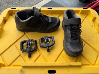 Crank Brothers Pedals with Ride Concepts Shoes Size 11.5mens