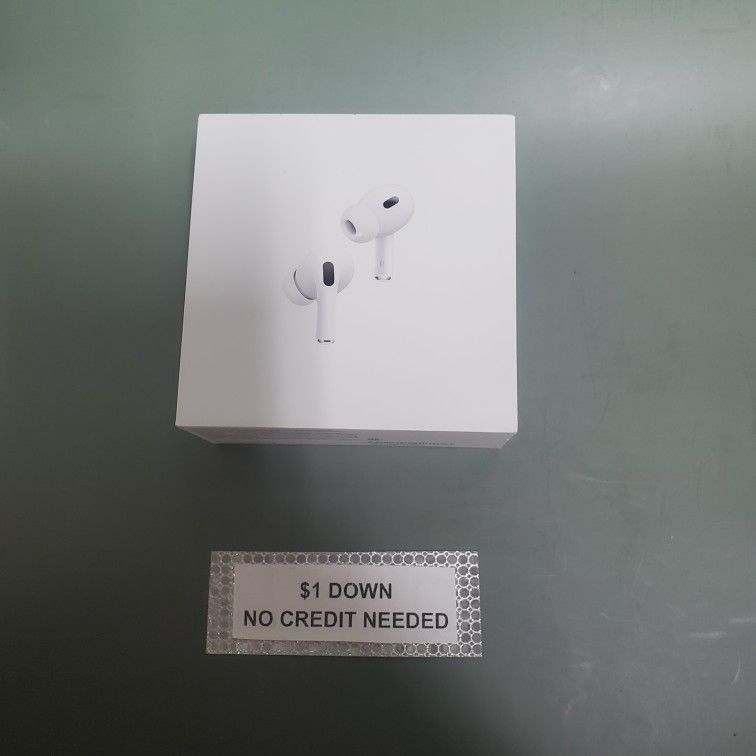 Apple AirPods Pro 2 Bluetooth Earbuds NEW - Only $1 Today Pay The Rest Later!