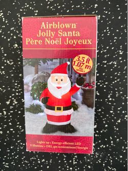 Airblown Jolly Santa