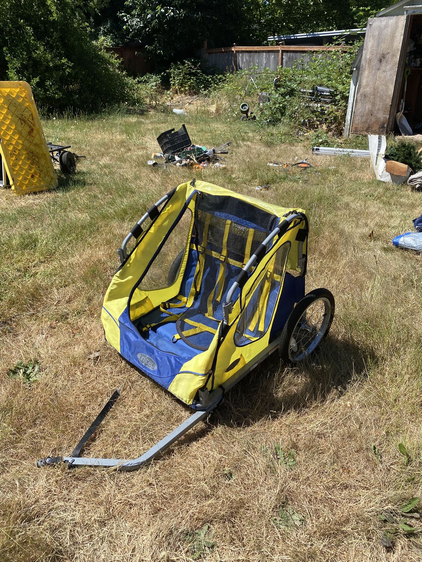 instep sync single bicycle trailer