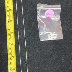 Vintage 925 N/C Sterling 18 Inch Box Chain Necklace