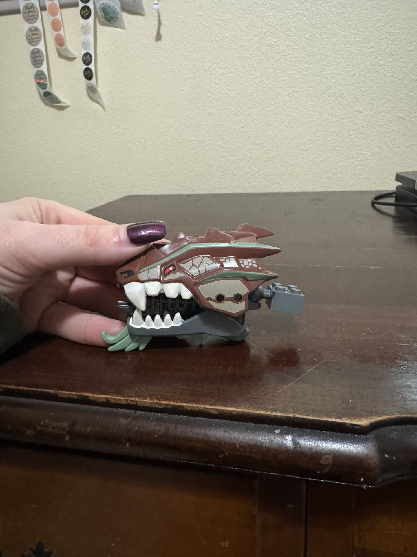 Lego Bionicle Dragon Head Ninjago Earth Dragon Defense Piece