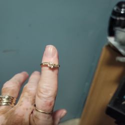 Size 6 Yellow Gold Promise Ring