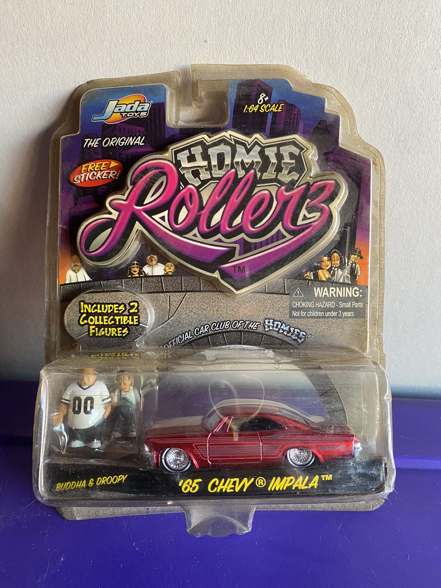 Homie Rollerz 65 Chevy Impala Buddha And Droopy Jada Toys Sealed