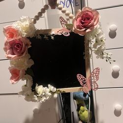 Flower Chalk Board