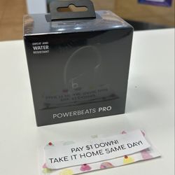 Beats Powerbeats Pro Earbuds New - Pay $1 today and the rest later!!