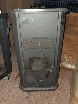 Alpine Pellet Stove Freestanding Black