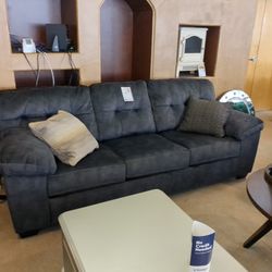 Grey Accrington Sofa & Loveseat