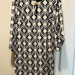 Black and White Dress