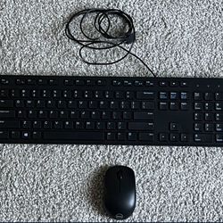 Dell Keyboard and Dell Mouse