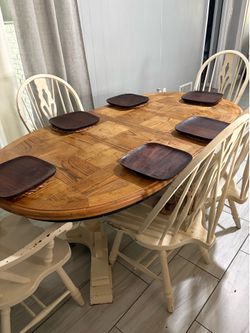 Farm stile table and chairs
