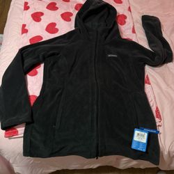 Columbia Brand Black Fleece Jacket Xl