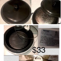 Thyme & Table Cast Iron Brasier & Aroma 3n1 Superpot & Skillet PRICES LISTED ON PHOTO 