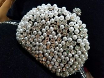 New! Beautiful Beaded Clutch.