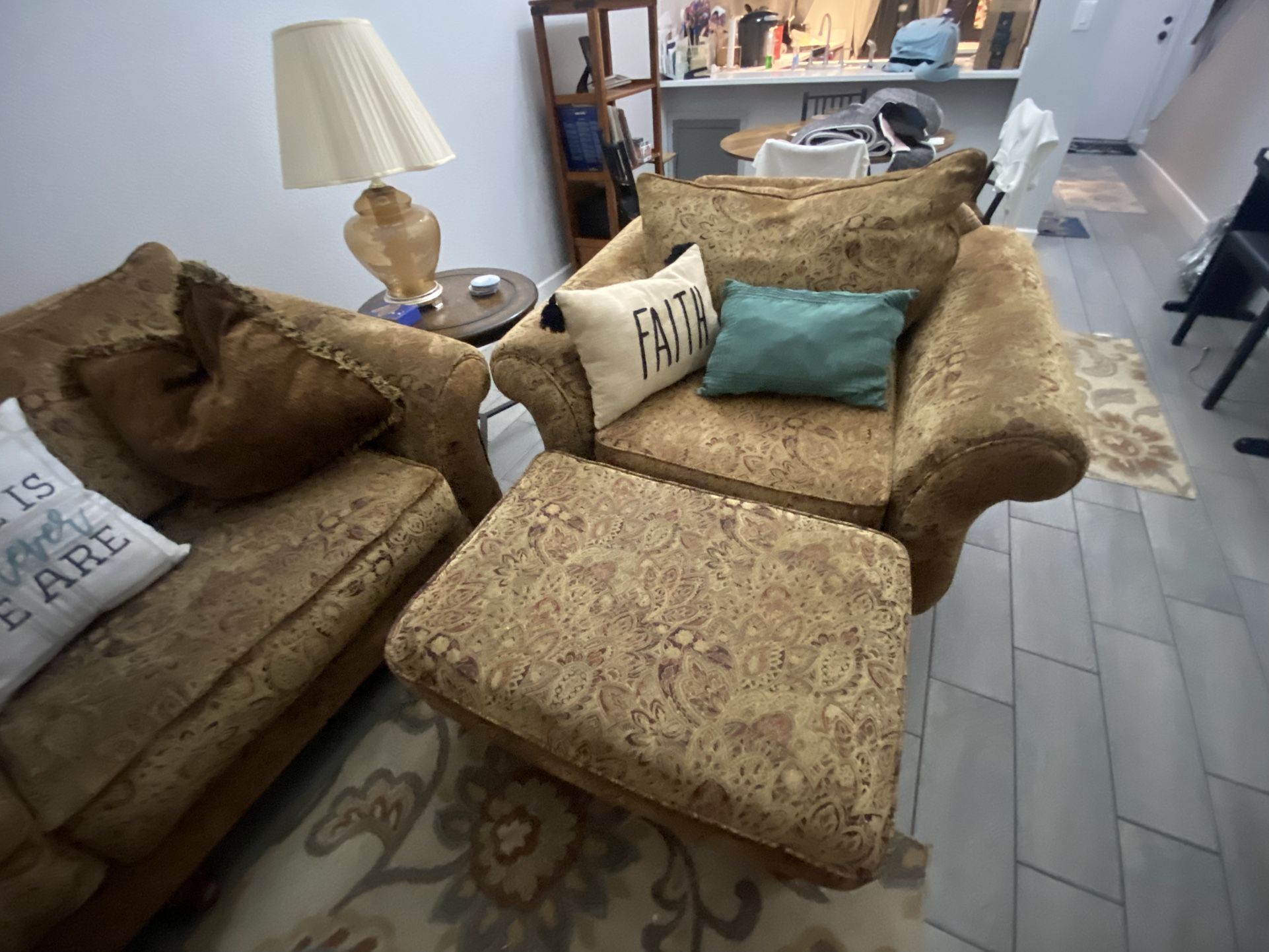 Couch Chair And Kitchen Table 