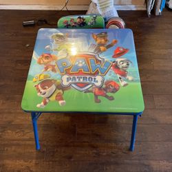 Paw patrol Desk With One Chair 