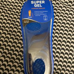 Super Gel Mens 8-14 Cushion Insoles 