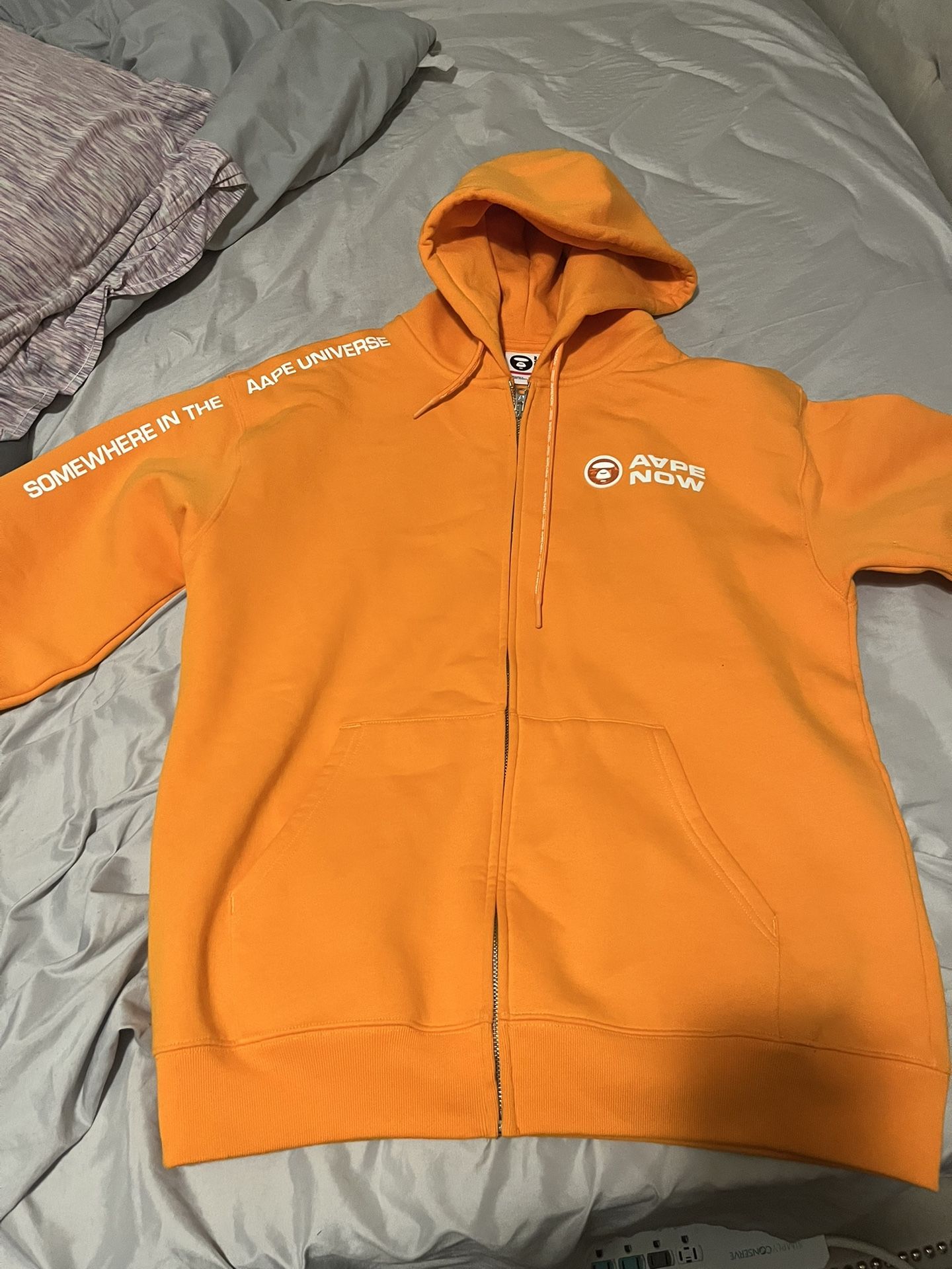 Brand New Orange BAPE hoodie I Paid 250$ Asking 150$ OBO