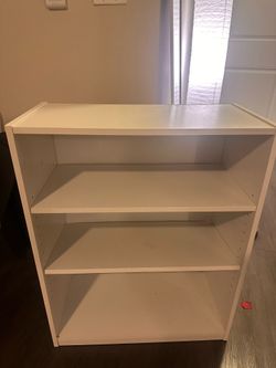 White shelf