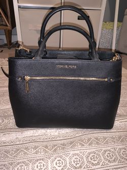 Black structured Michael Kors purse
