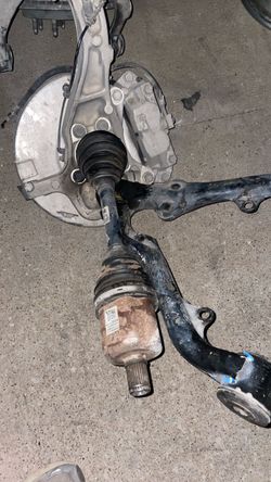 Disk front suspension
