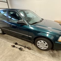 96 Civic AT CV Driveshaft Axles L&R