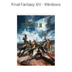 Final Fantasy XIII - Windows