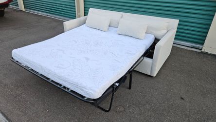 FREE DELIVERY!!! West Elm "Marin" Luxury WHITE Sofa 80" ($2.8K Retail...60% OFF)!!!!